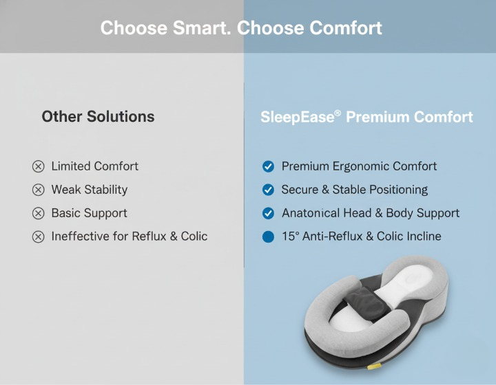 SleepEase™ Premium Comfort Crib [Peaceful Nights for You and Your Baby]