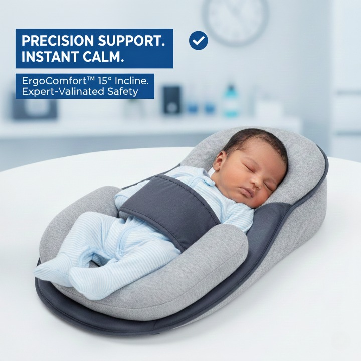 SleepEase™ Premium Comfort Crib [Peaceful Nights for You and Your Baby]